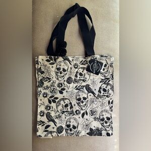 Skull Canvas Tote Bag